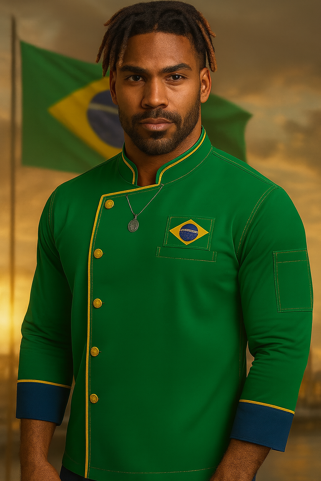 Heritage Brasil chef jacket